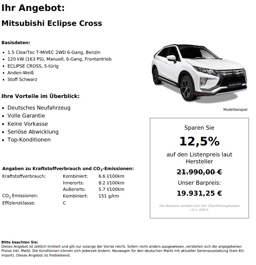 Itsubishi Neuwagen Autohaus7 De Mitsubishi Online Gunstig Kaufen