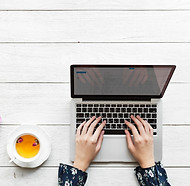 Laptop On Desk