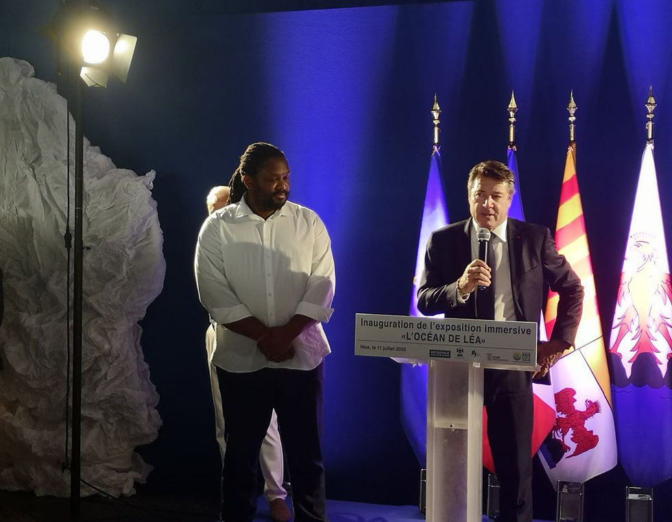 Junior Fritz Jacquet et Christian Estrosi OcéaNice L'Océan de Léa