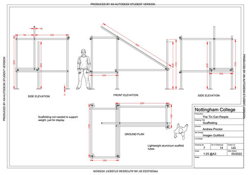 The Tin Can People Scaffolding