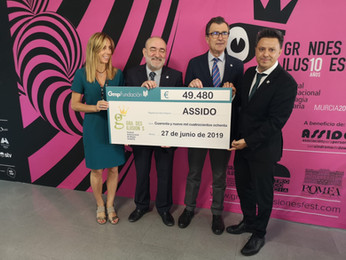 Fundación Gmp entrega la recaudación del 10º Festival Internacional de Magia Solidaria de Murcia