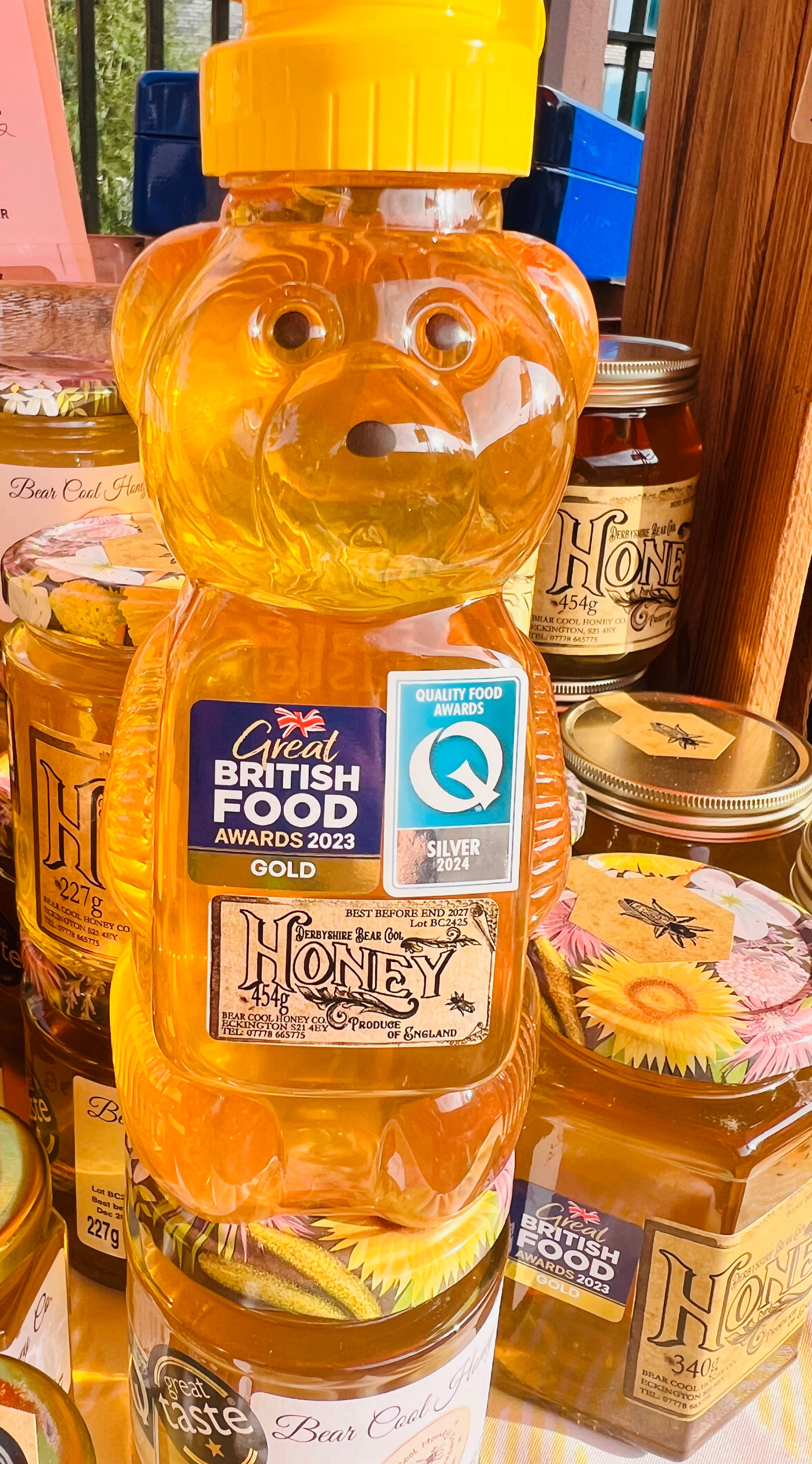 Daddy Bear - 1 Pound Squeeze Bear Honey