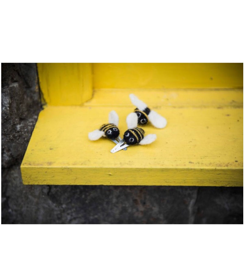 FeltSoGood - Bee Hair Clip