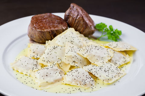 Mignon com Ravioli de Maçã do Terrazza 40