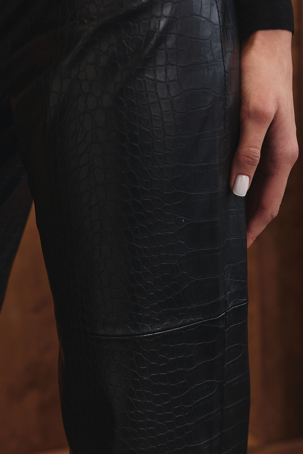 Прев'ю: CROCO LEATHER PANTS