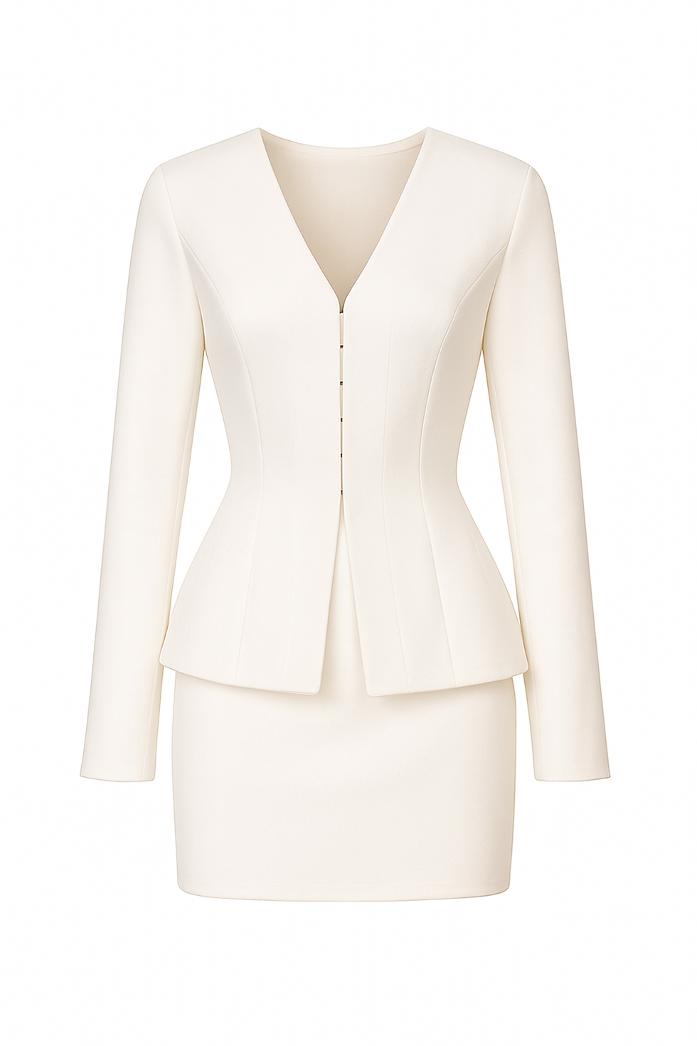 JERSEY COSTUME WITH SKIRT MILK