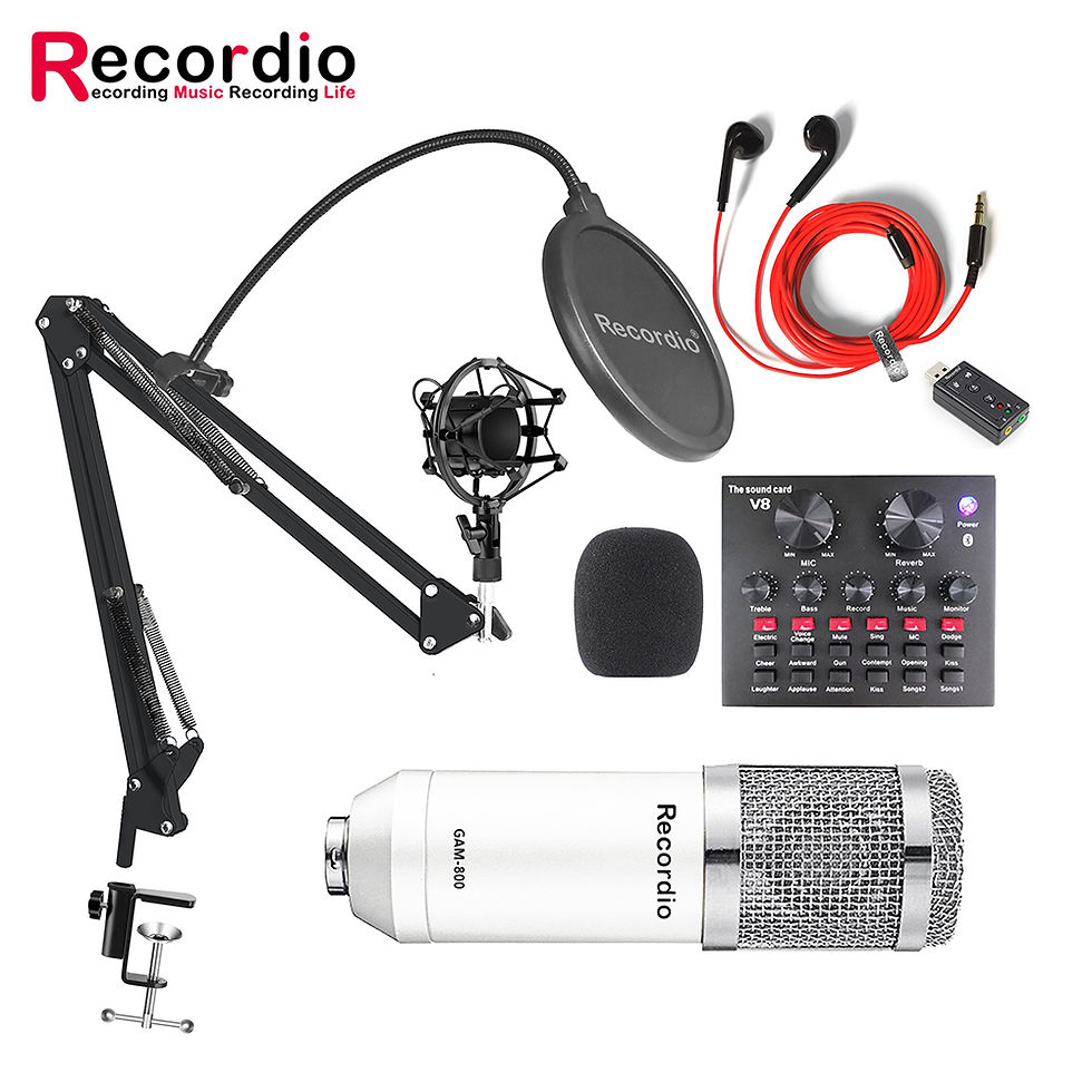 Thumbnail: GAM-800W Condenser Microphone Bm 800 Echo Cancellation Microphone Mobile Phone