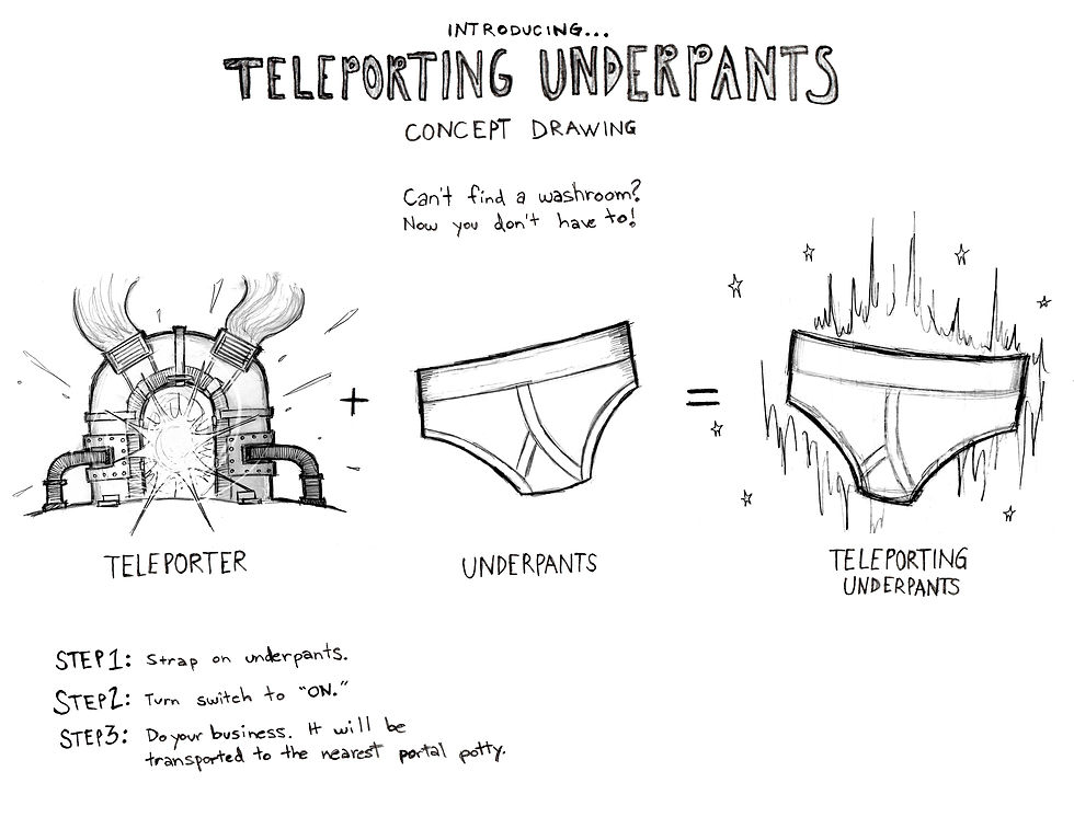 Teleporting Underpants