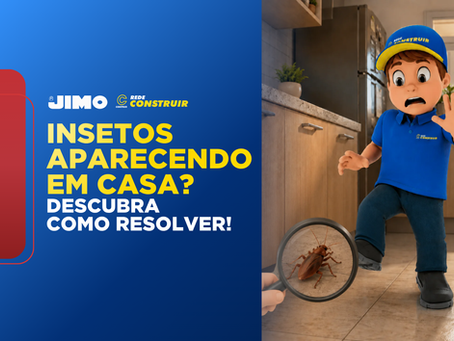 Insetos aparecendo em casa? Veja como identificar o problema e agir da forma certa.