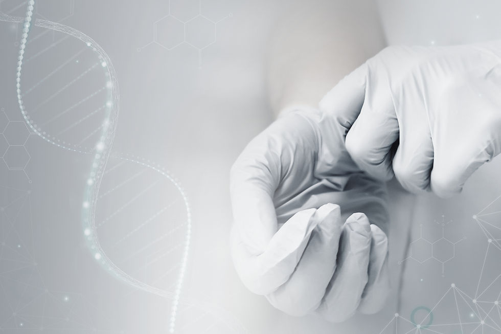 dna-genetic-biotechnology-science-with-scientist-rsquo-s-hands-disruptive-technology-remix