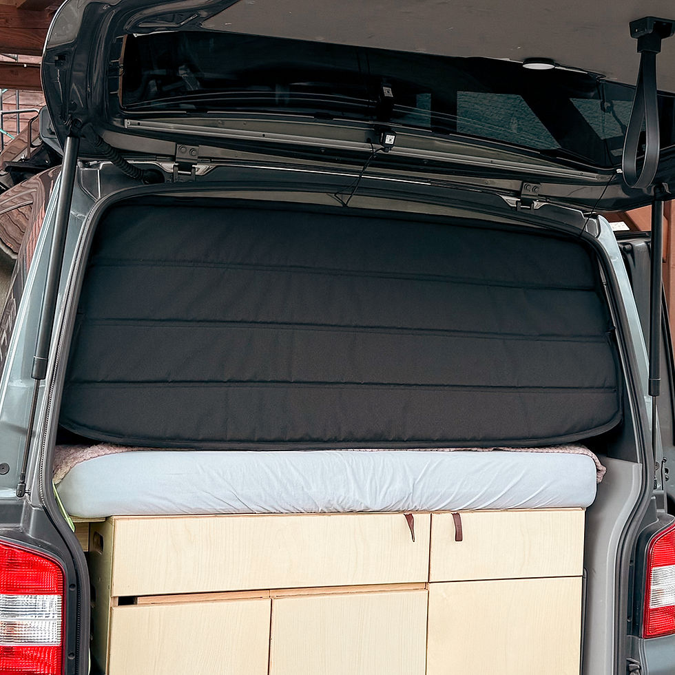 Thumbnail: Rear door Magnetic Window Cover – VW T5/T6