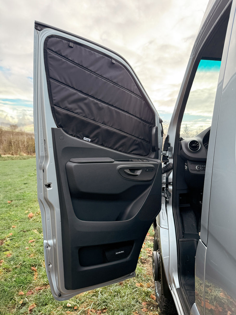 Thumbnail: Magnetic Window Covers SET for cabin – Mercedes Sprinter 907