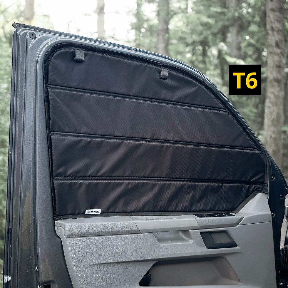 Thumbnail: Front door Magnetic Window Covers – VW T5/T6/T6.1