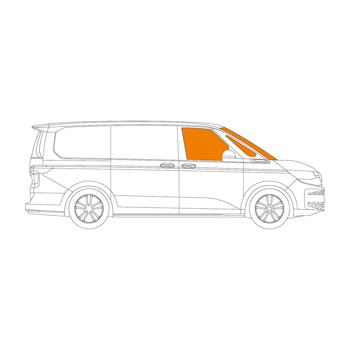 Magnet-Thermomatten-SET für die Kabine des VW T7 Multivan
