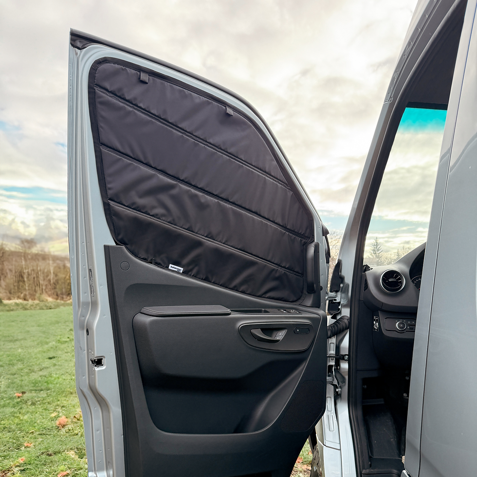 Thumbnail: Front door Magnetic Window Covers – Mercedes Sprinter 907