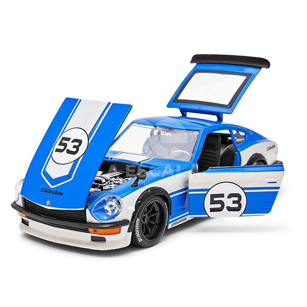 Miniatura: 1972 Datsun 240Z #53 (azul)