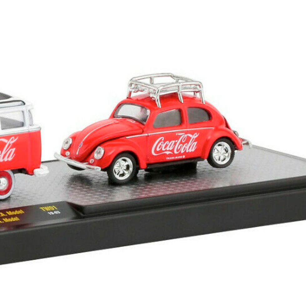 Miniatura: 1959 VW Microbus Deluxe USA Model & ​1953 VW Beetle Deluxe USA Model 'Coca-Cola'