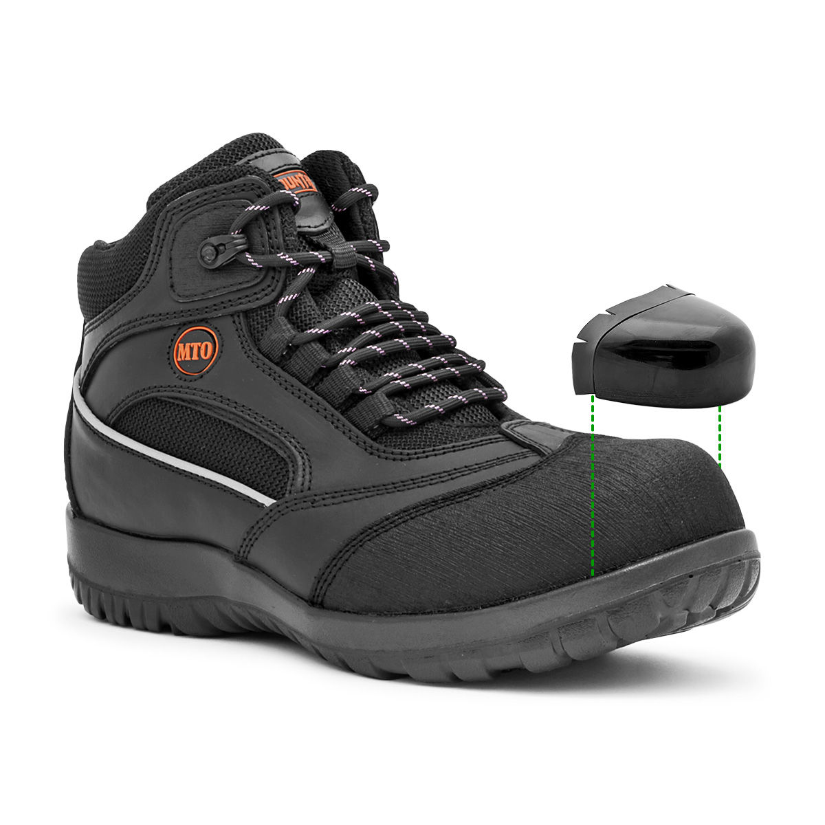 259 - Botín de Seguridad para Mujer (negro)