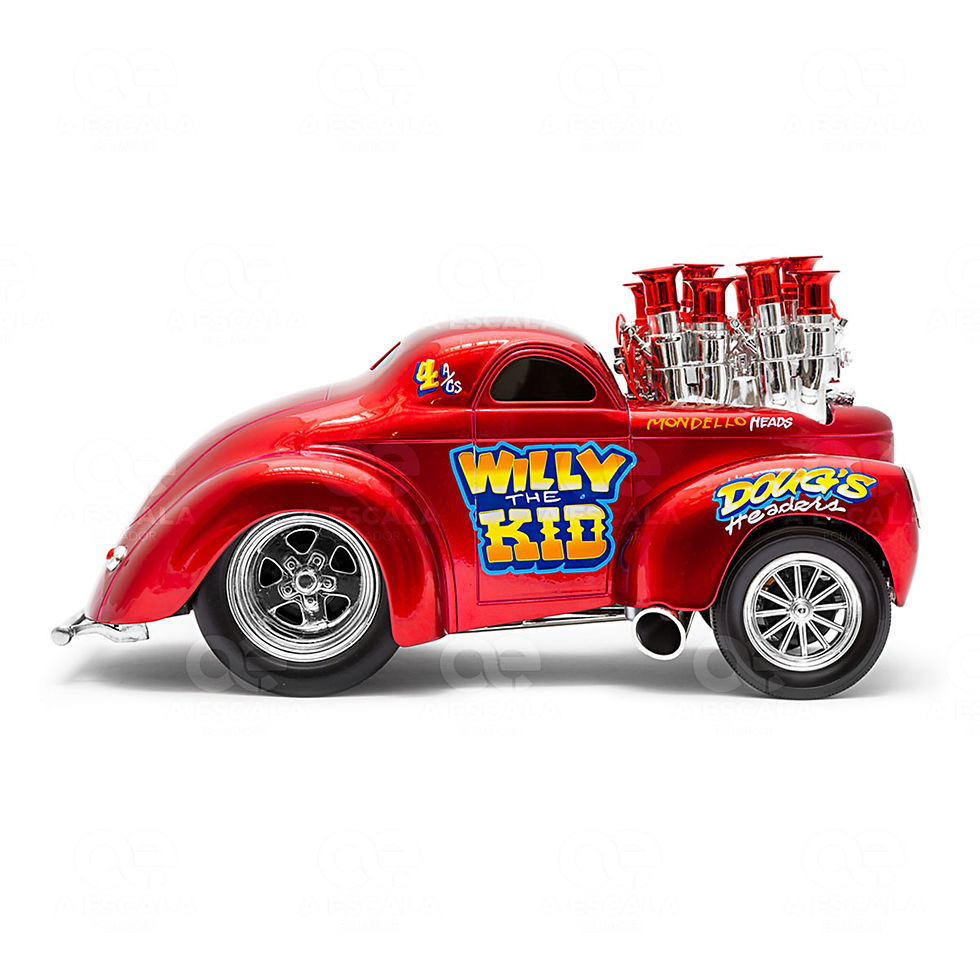 Miniatura: MUSCLE MACHINES - '41 Willys Coupe 'Willy the Kid'