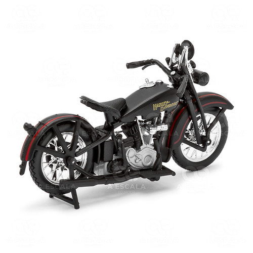 Harley Davidson 1928 JDH Twin Cam – 1/18 Modell Motorrad, Metall & Plastik, 13 Cm, Mit Sockel