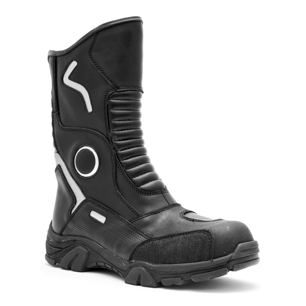 457 - Bota de Motociclista para Hombre (negro)