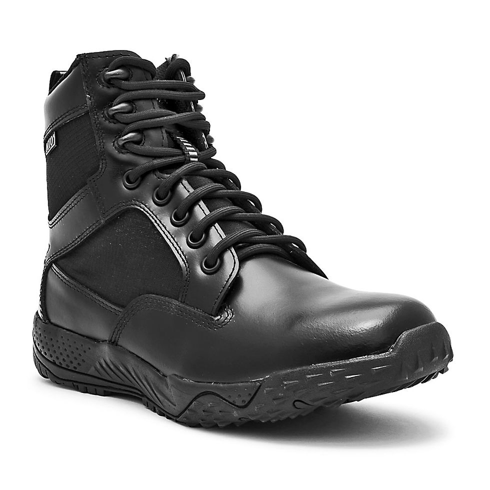 thumbnail interactive-video image 1 of FERRATO Men's Leather Work Boots – Ankle Booties With Round Toe & Drawstring Closure, Comfortable Brown Shoes (US 6-10) 1 of 3