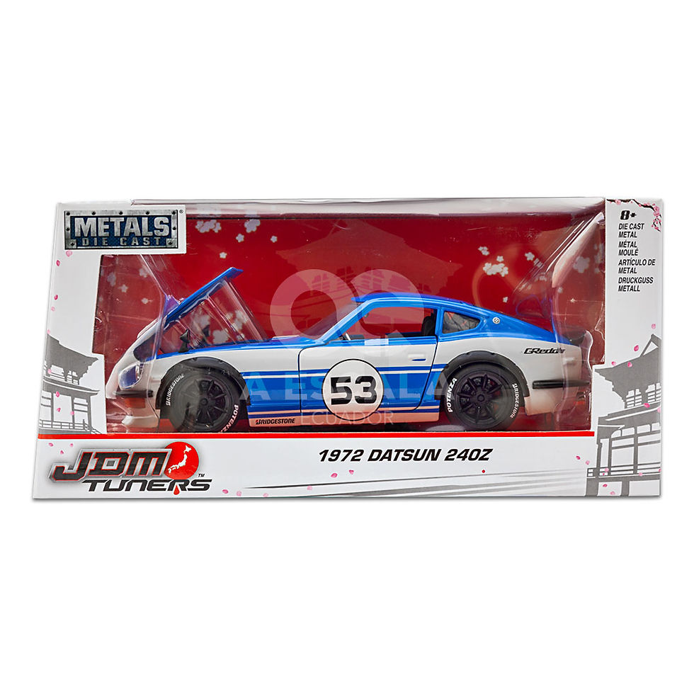 Miniatura: 1972 Datsun 240Z #53 (azul)