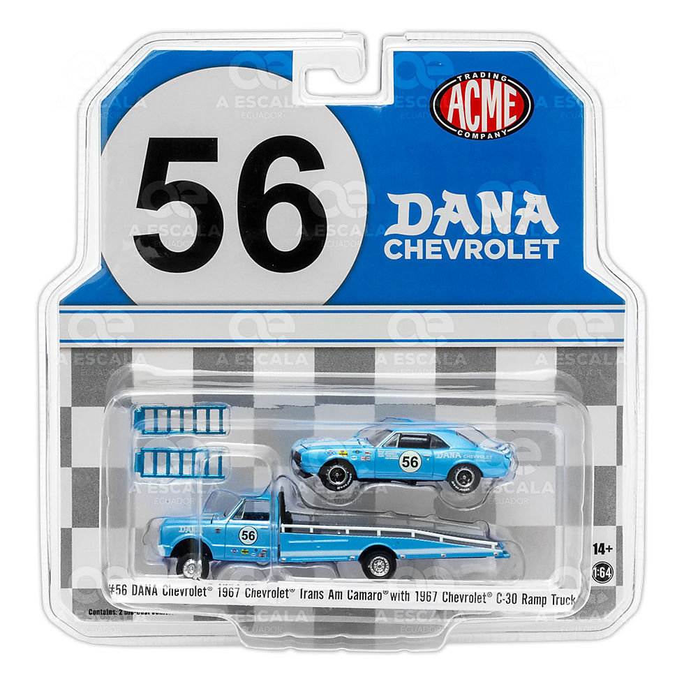 Miniatura: 1967 Chevrolet C-30 Ramp Truck with 1967 Chevrolet Trans Am Camaro #56 'Dana'