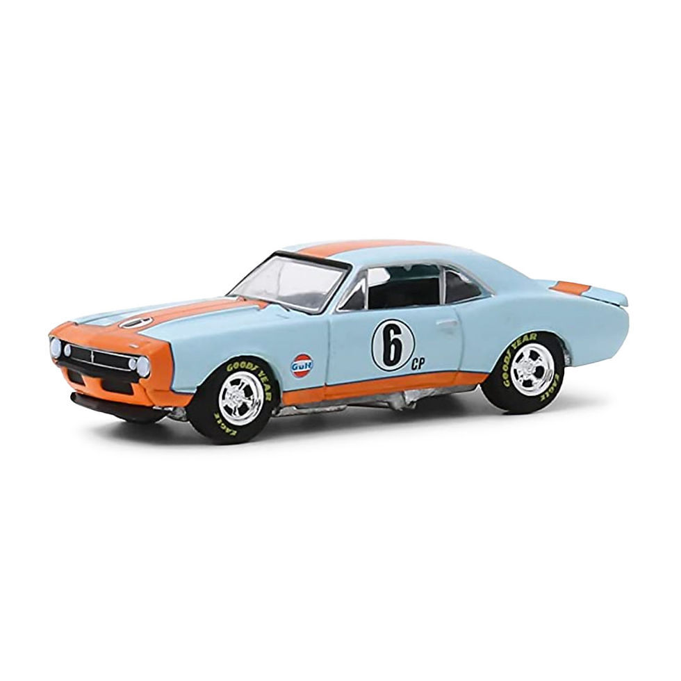 Miniatura: 1967 Chevrolet C-30 Ramp Truck and 1967 Chevy Camaro #6 'Gulf'