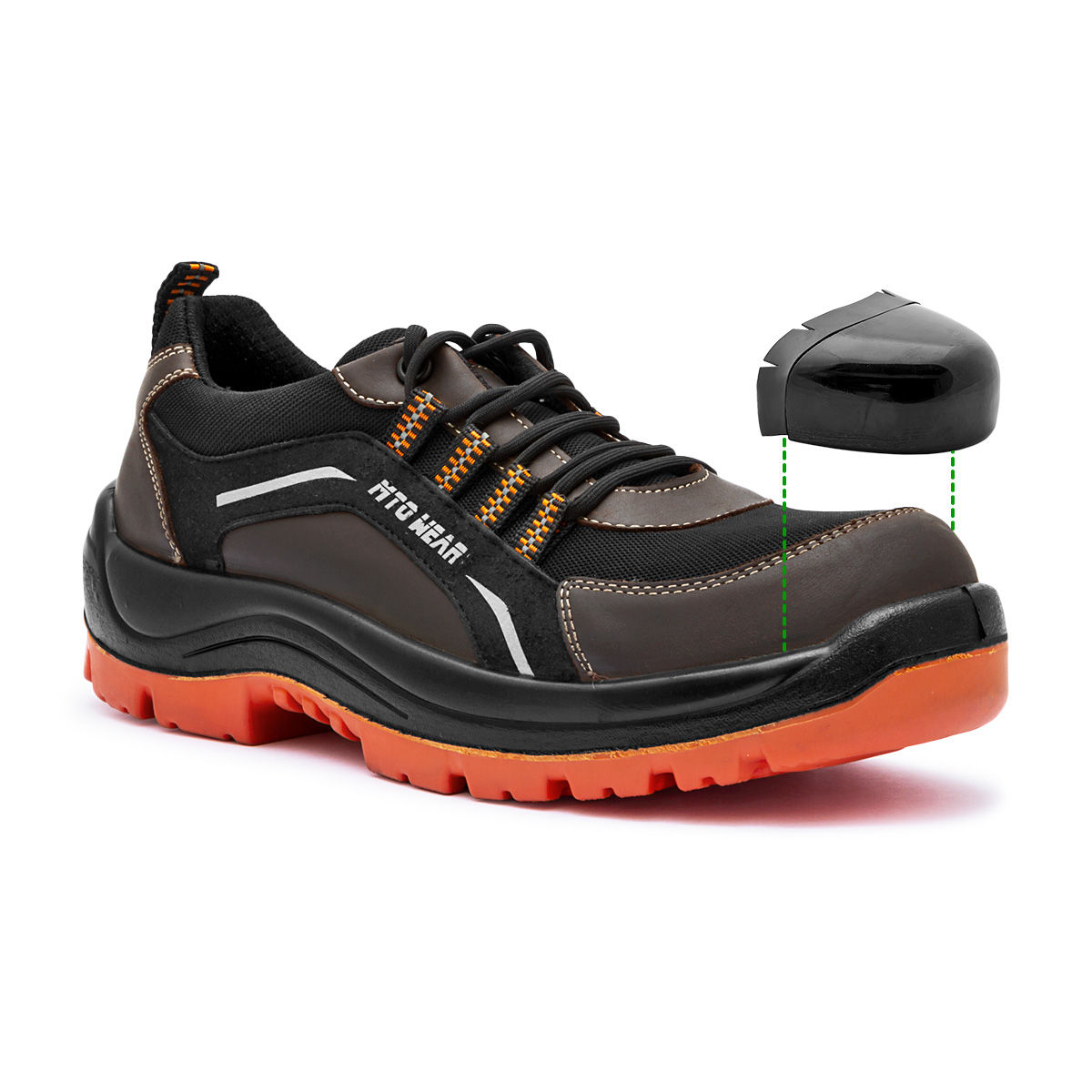 518 - Zapato de Seguridad Dieléctrico INYECCIÓN CAUCHO-PU