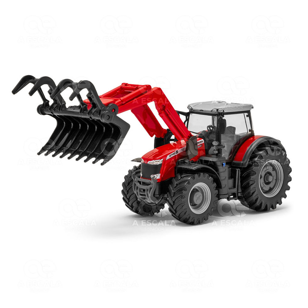 Miniatura: Massey Ferguson 8740S with Grapple (1:32)