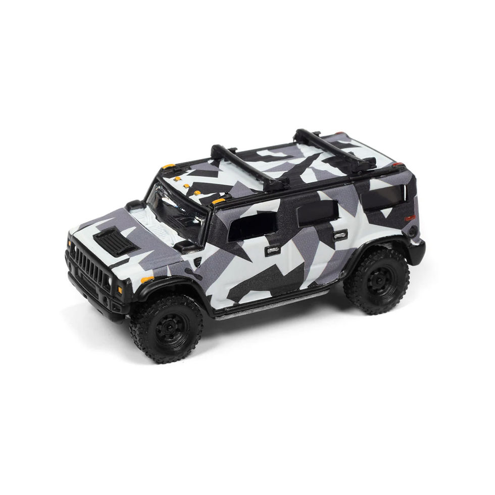 Miniatura: 1969 Chevrolet K10 Blazer & 2004 Hummer H2 Camouflage 'Off Road' (2-Pack) vB