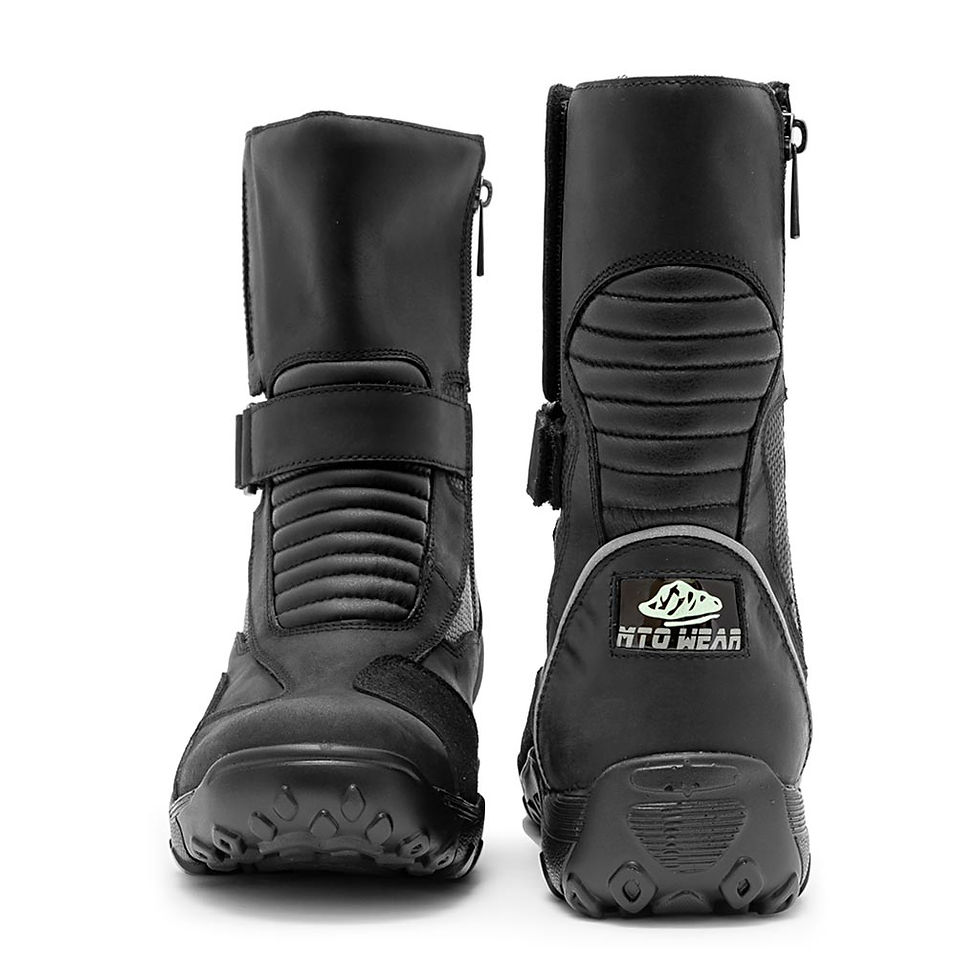 Miniatura: 452 - Bota de Motociclista para Mujer (negro)