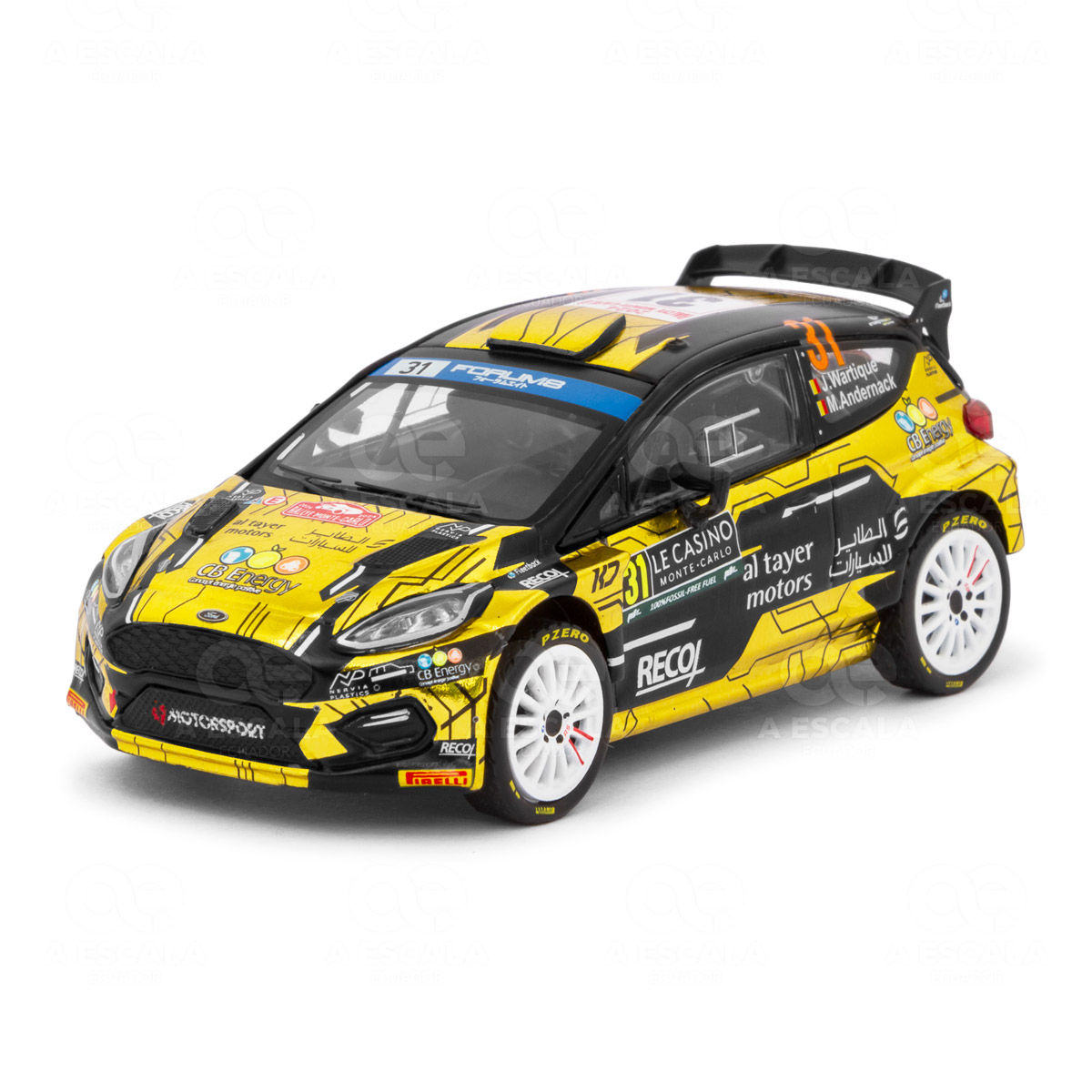 Ford Fiesta Rally2 #31 'Wartique-Andrnak' (Rallye Monte-Carlo 2024)