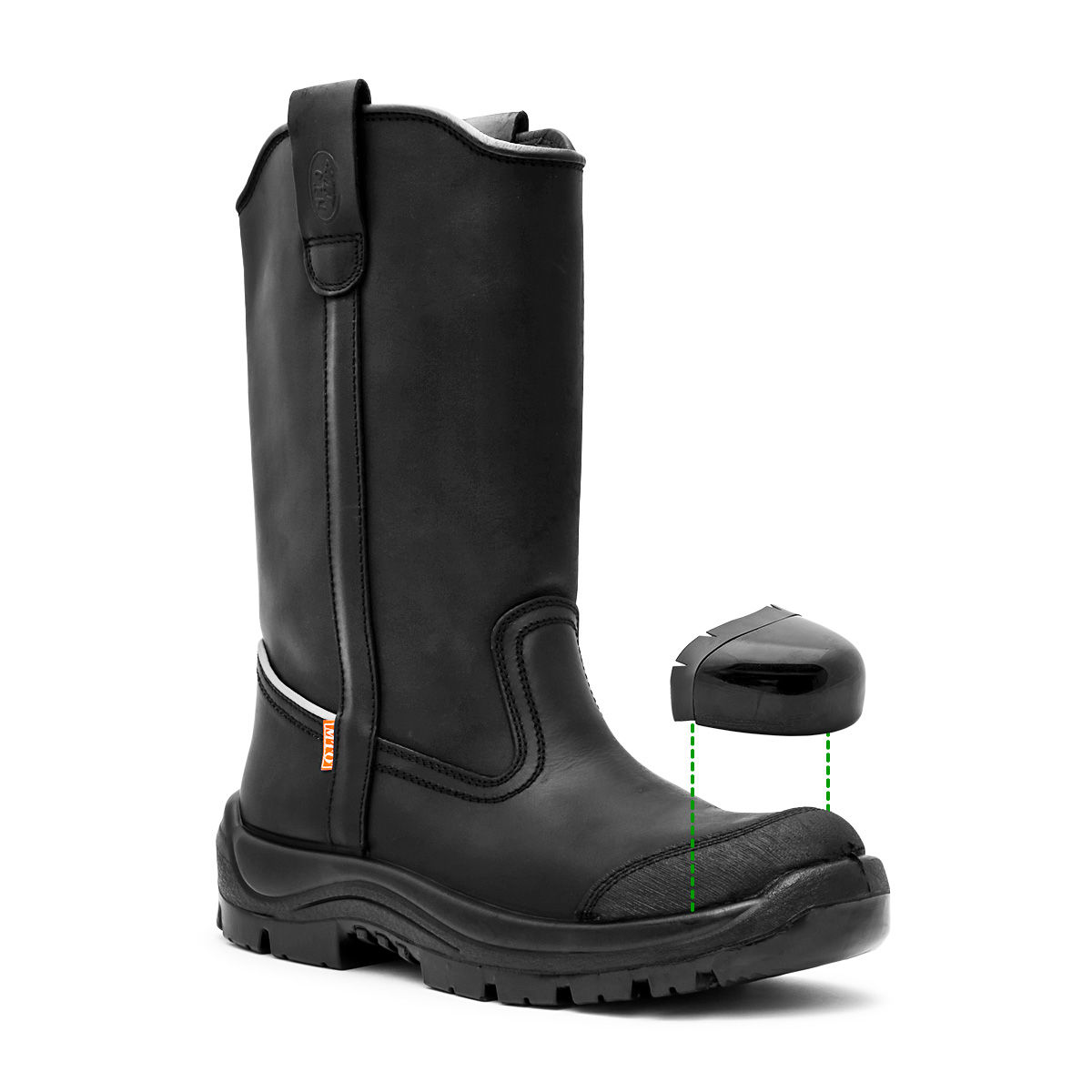 289 - Bota de Seguridad Dieléctrica Tipo Tejana INYECCIÓN PU-PU