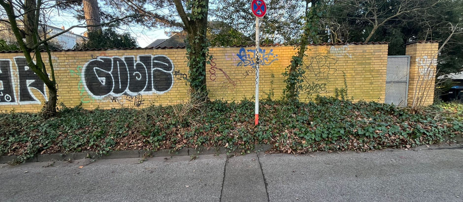 Graffiti-Entfernung von Naturstein in Neuss – Erfolgreiche Reinigung mit Heißwasser-Dampf und Graffitischutz