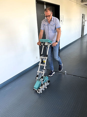 MOIST SCAN 100 Mikrowellen-Feuchtescanner bei der zerstörungsfreien Feuchtemessung im Gebäude