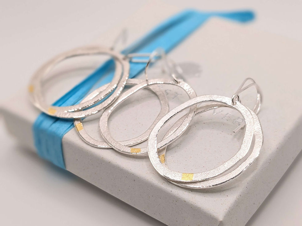 Silver Hoop Earrings