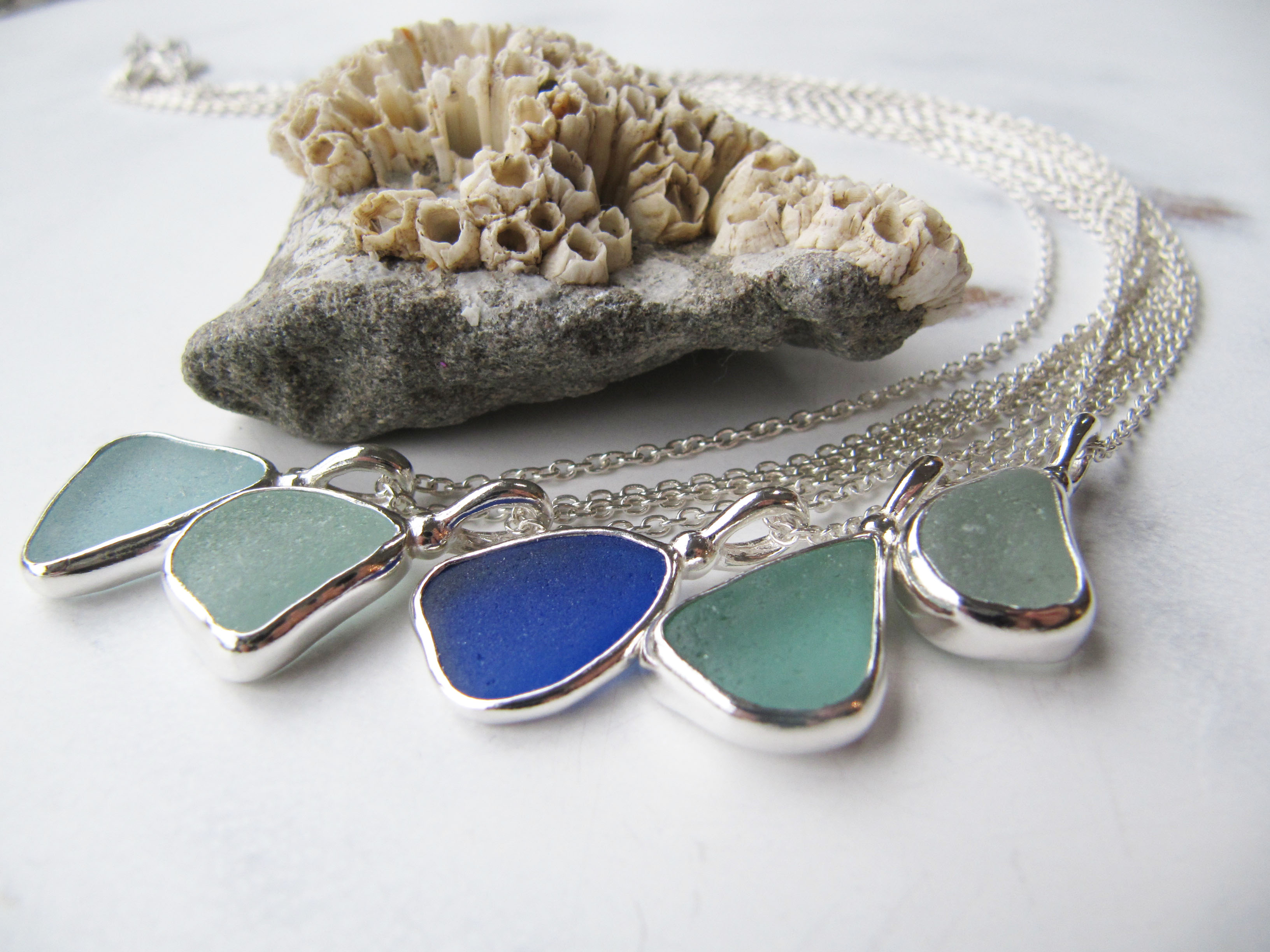 Sea Glass Jewellery  Fresh West Silver
