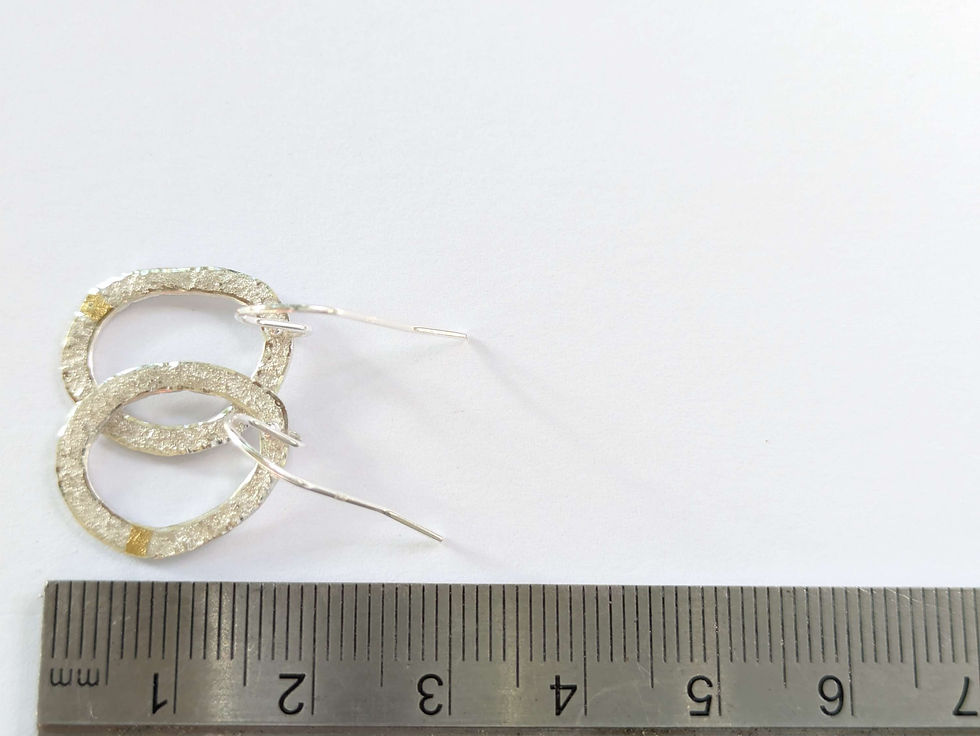Thumbnail: Silver Hoop Earrings - Babaloobies, Small