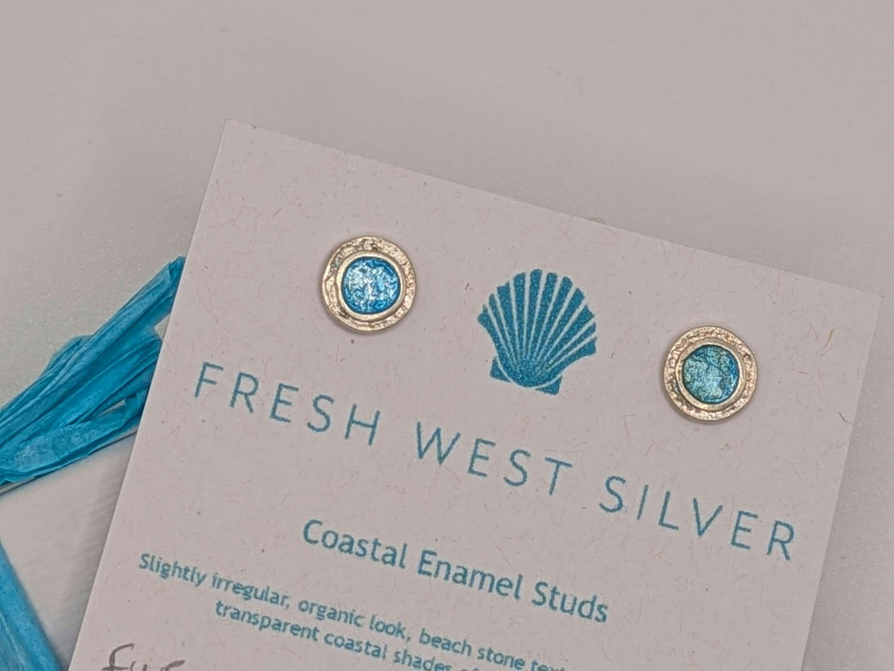 Coastal Enamel Studs, 8mm