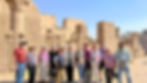 Small Group Tour in front of Edfu Temple in Egypt