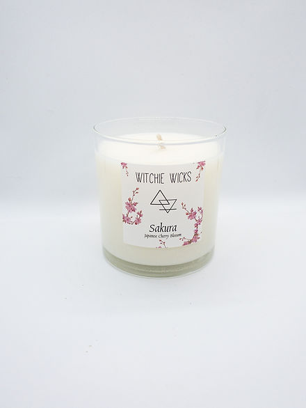 キャンドル桜、さくらが満開♪ Sakura 'Japanese Cherry Blossom' | Witchie Wicks Candle