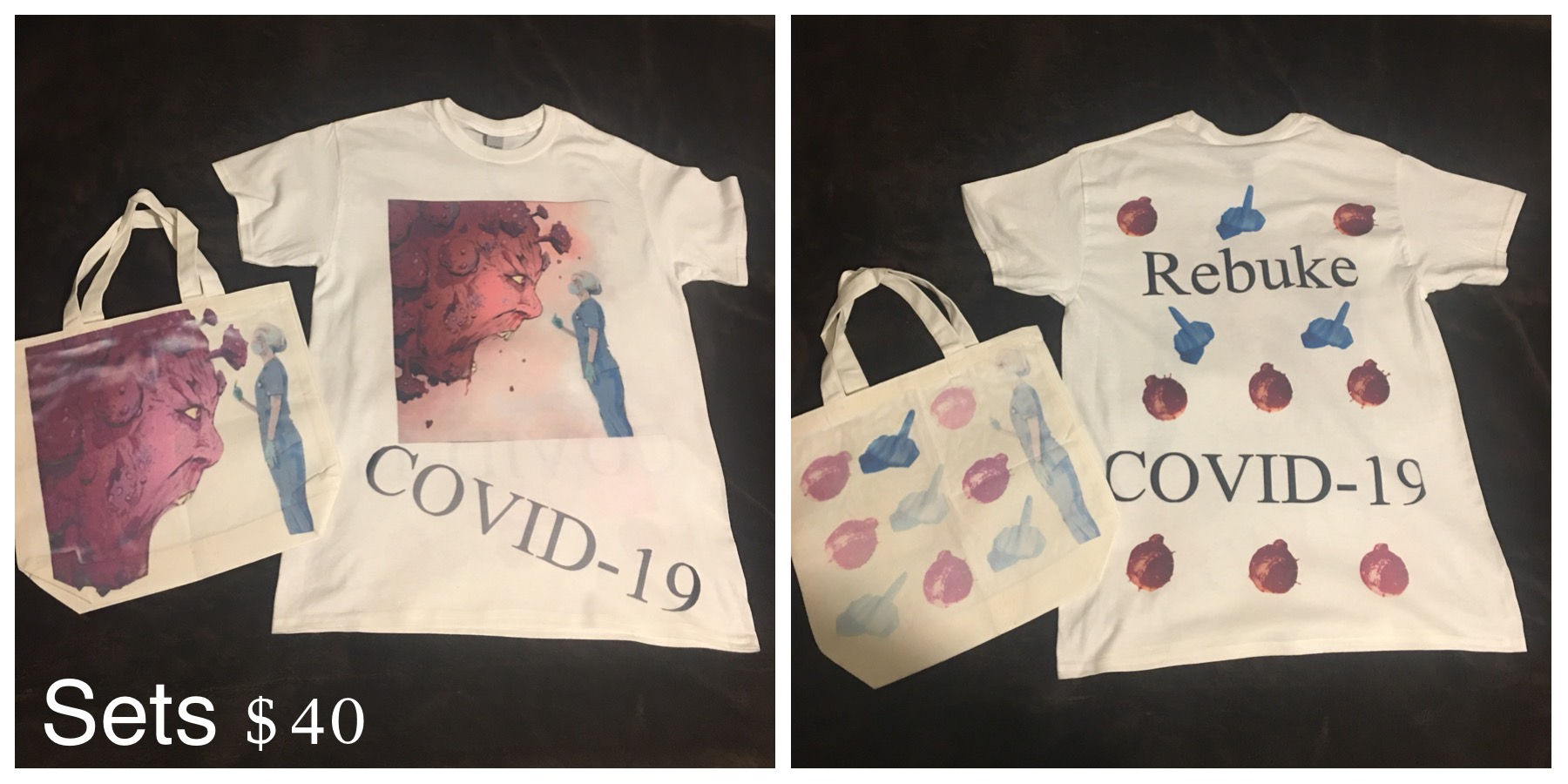 Custom Shirt and Bag (Ink Base)