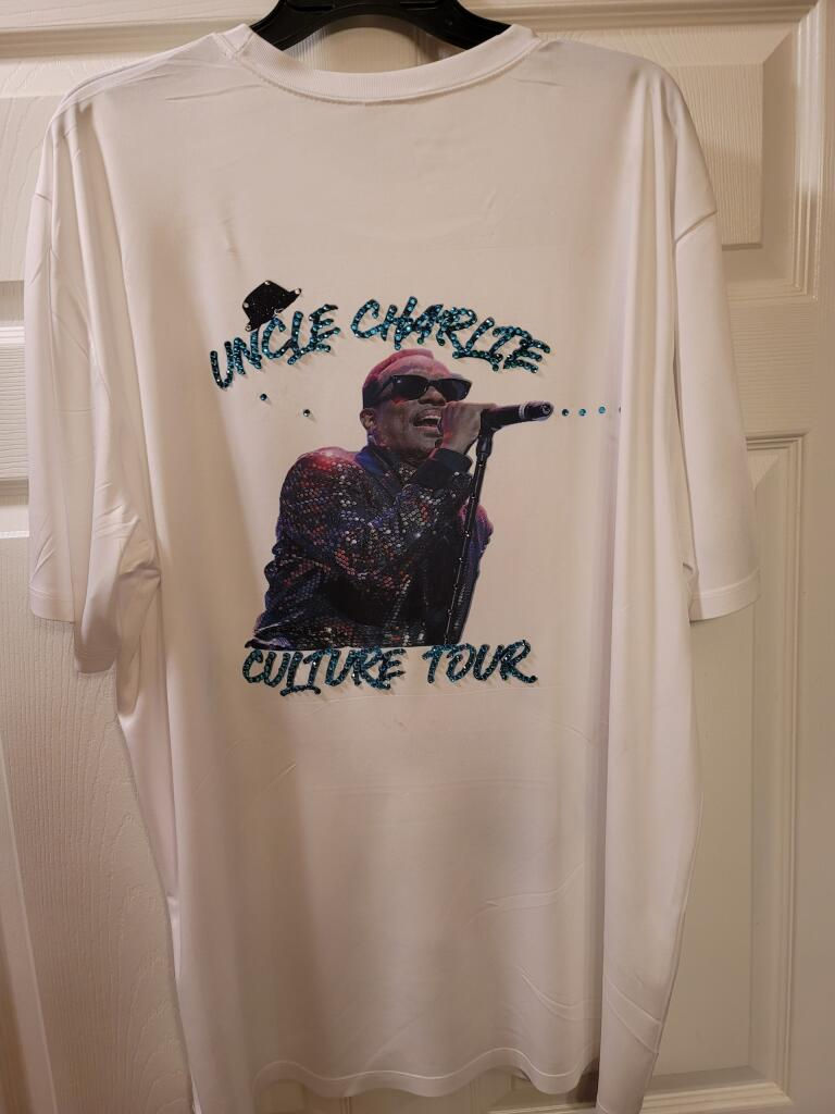 縮圖：Custom Rhinestone Shirts ( Front)