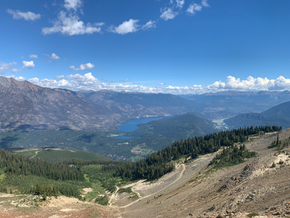 View of final section of top 1 route on Top 5 Challenging Overland Routes in BC