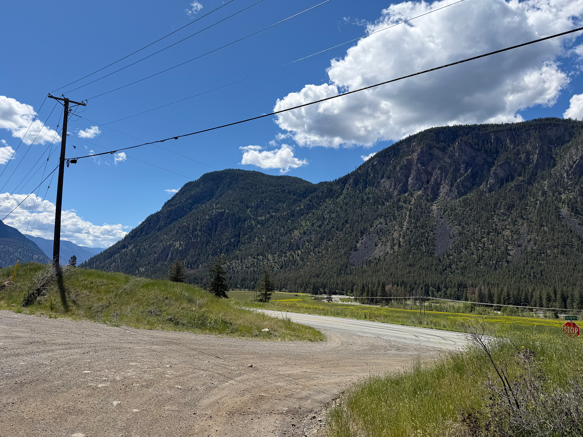 French Mine - Hedley Nickel Plate Road overland route initial turn off