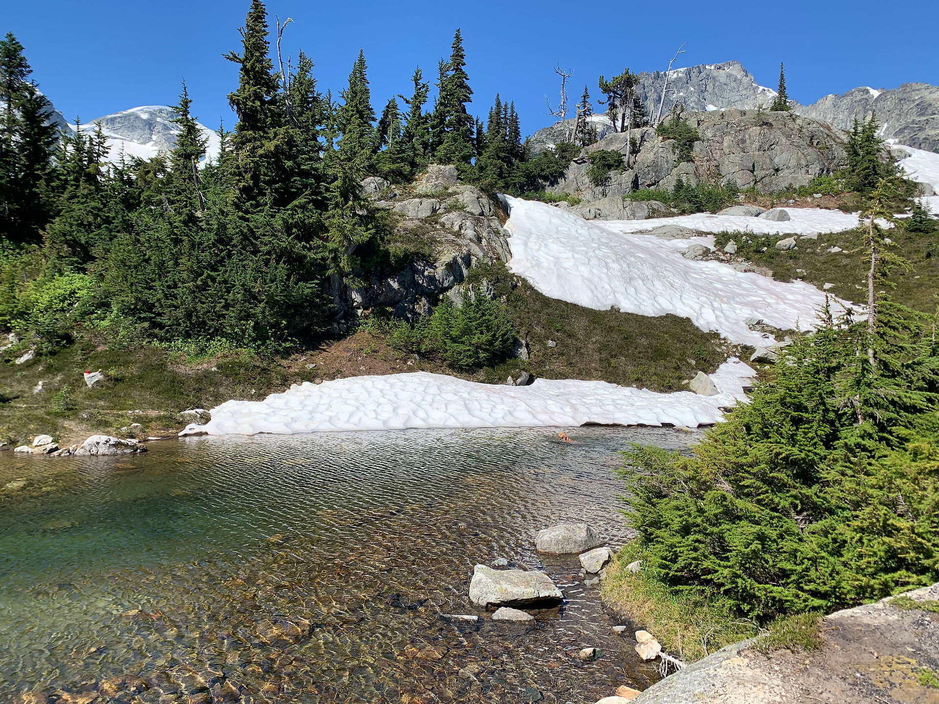 One of the many alternate lakes at Sephamore Lake