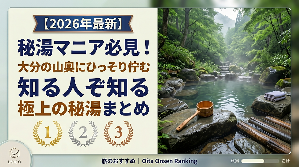秘湯マニア必見！大分の山奥にひっそり佇む、知る人ぞ知る極上の秘湯まとめ