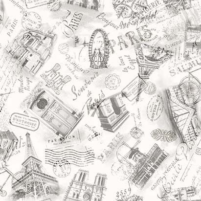Collection WE'LL ALWAYS HAVE PARIS, Silhouettes De Paris - Taupe / CX11157-TAUP